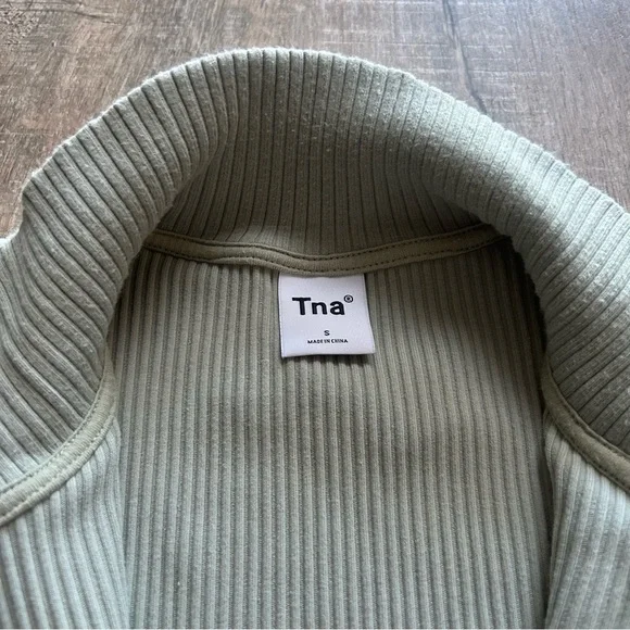 TNA Ribbed Zip-Up Cropped Jacket - Picture 3 of 7